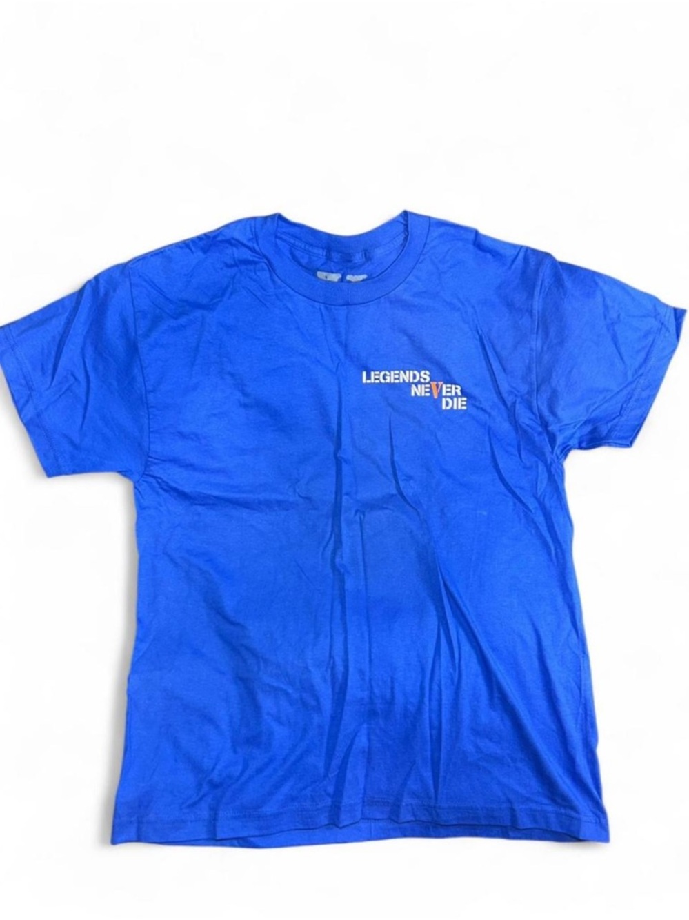 Juice Wrld x Vlone 999 Legends Never Die Blue Tee - Brand New